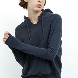 Nili Lotan Janie Hoodie - Navy Blue